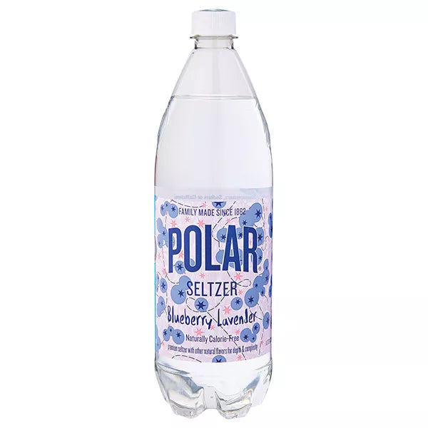 Polar Blueberry Lavender Seltzer 33.8 fl. oz. bulk pack available from Crabtree Supply. Fast local delivery and nationwide shipping.
