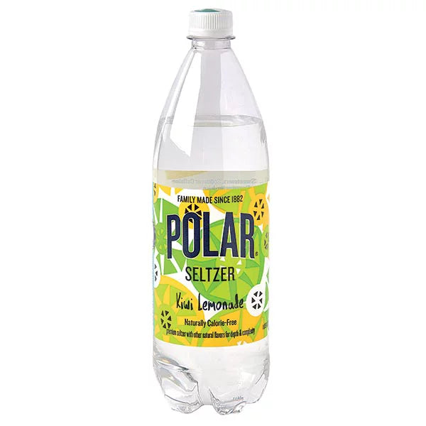Polar Seltzer Kiwi Lemonade 33.8 fl. oz. bulk pack available from Crabtree Supply. Fast local delivery and nationwide shipping.