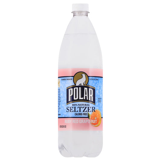 Polar Seltzer, 100% Natural, Ruby Red Grapefruit