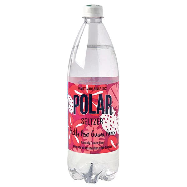 Polar Seltzer Prickly Pear Guava Punch 33.8 fl. oz. bulk pack available from Crabtree Supply. Fast local delivery and nationwide shipping.