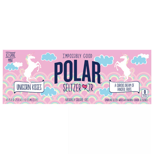 Polar Sparkling Unicorn Kisses Mini Seltzer Water