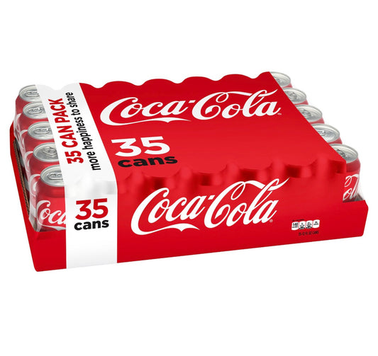 Coca-Cola Classic Soda (35 ct, 12 oz)
