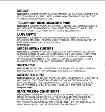 SweetTARTS, Nerds, Trolli, Laffy Taffy & More Candy Mix, 120 ct. – alternate product view 3