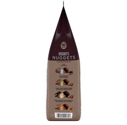 Hershey's Nuggets Snack Size Milk & Dark Chocolate Candy Bars, 145 pk./52 oz. – alternate product view 3