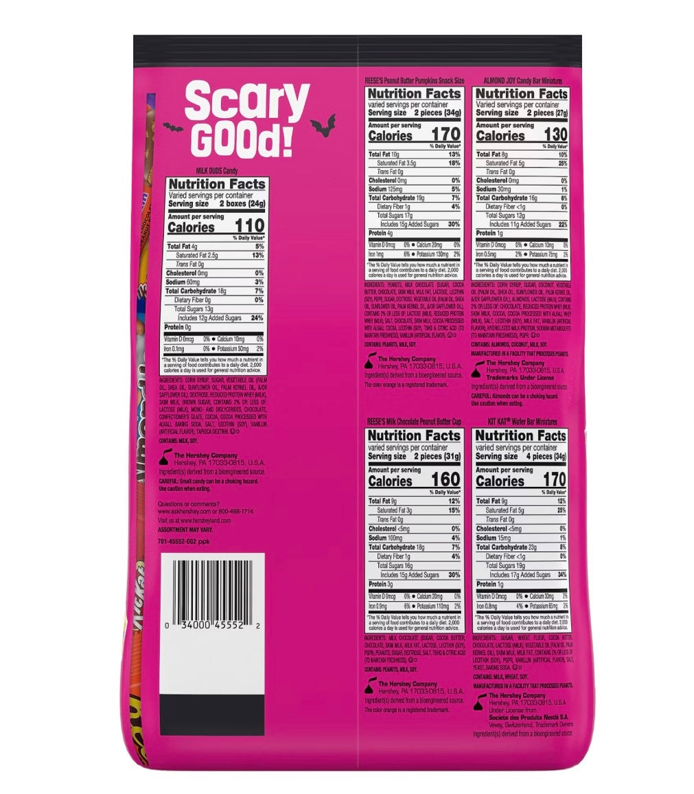 Hershey Assorted Flavored Halloween Candy Bulk Bag, 100 ct. – alternate product view 2