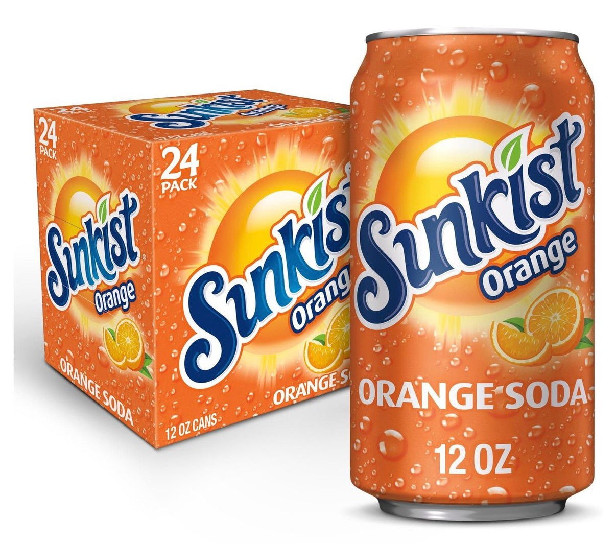 Sunkist Orange Soda (24 ct, 12 oz) bulk pack available from Crabtree Supply. Fast local delivery and nationwide shipping.
