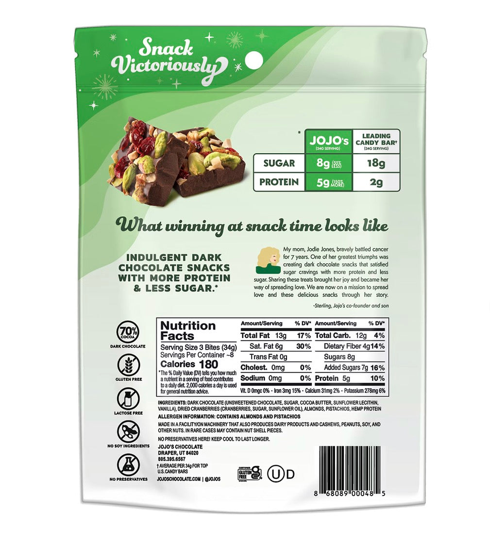 JOJO's Original Dark Chocolate Bites, 10 oz. – alternate product view 2