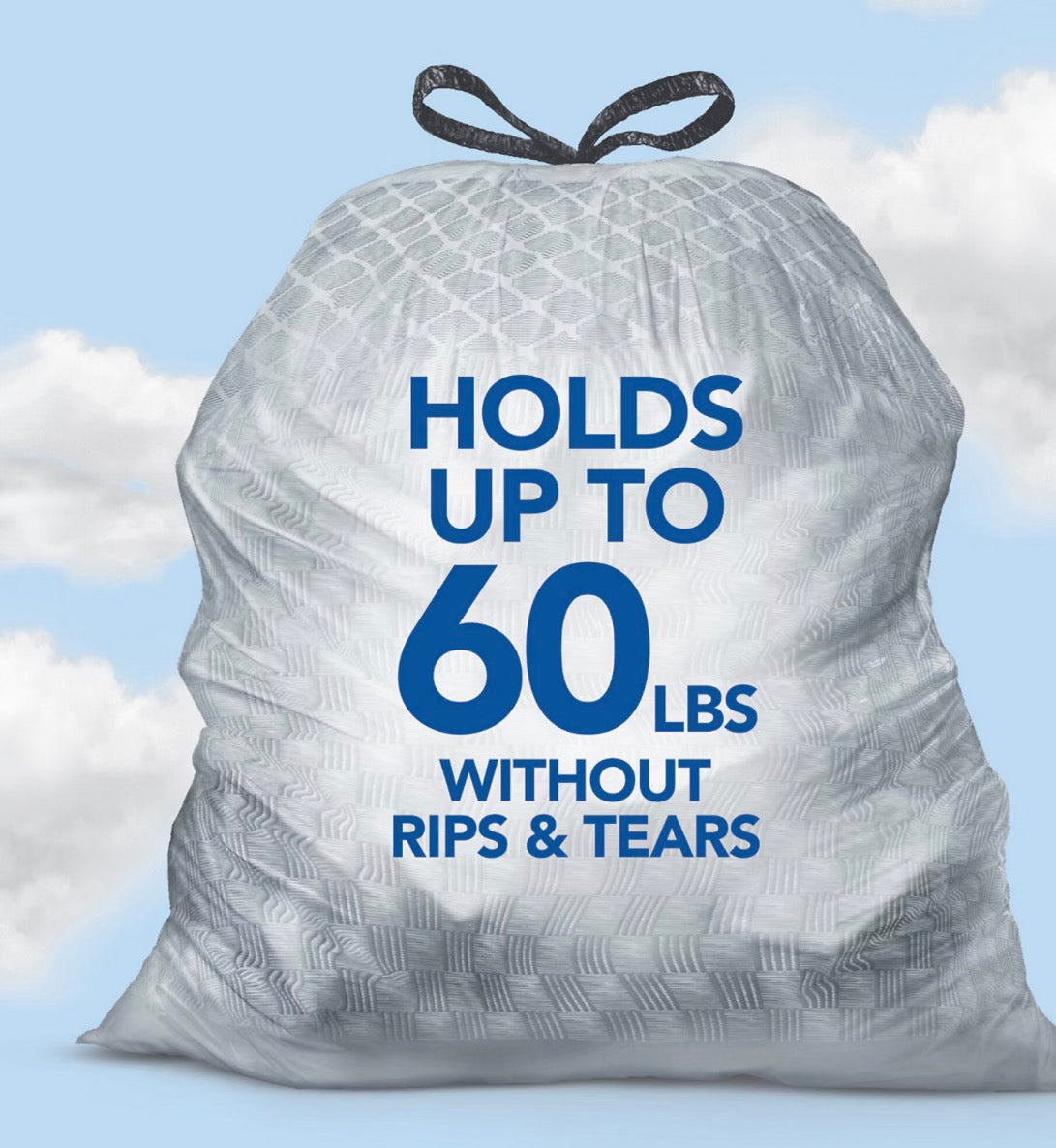 Glad ForceFlex Tall Kitchen Drawstring Trash Bags - Fresh Clean with Febreze, 160 ct./13 gal.
