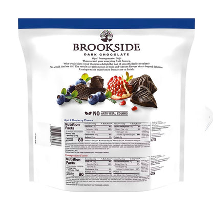 Brookside Assorted Dark Chocolate Snacks with Fruit Flavored Centers, Snack Packs, 30 ct./19g – alternate product view 2