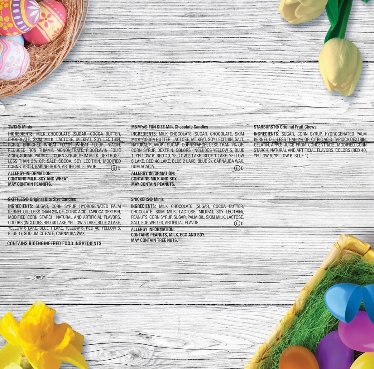 M&M's, Snickers & More Easter Candy, Easter Basket Stuffers, Bulk Bag, 140 ct. – alternate product view 4