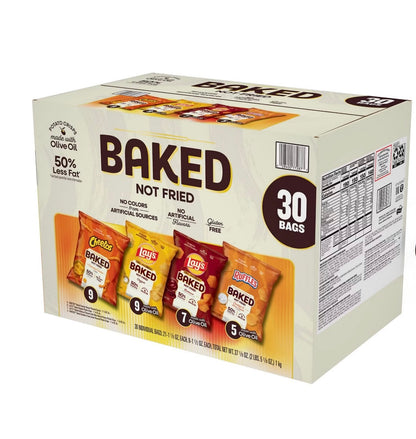Frito-Lay Variety Pack of Snacks and Chips, Baked Mix, 30 ct.