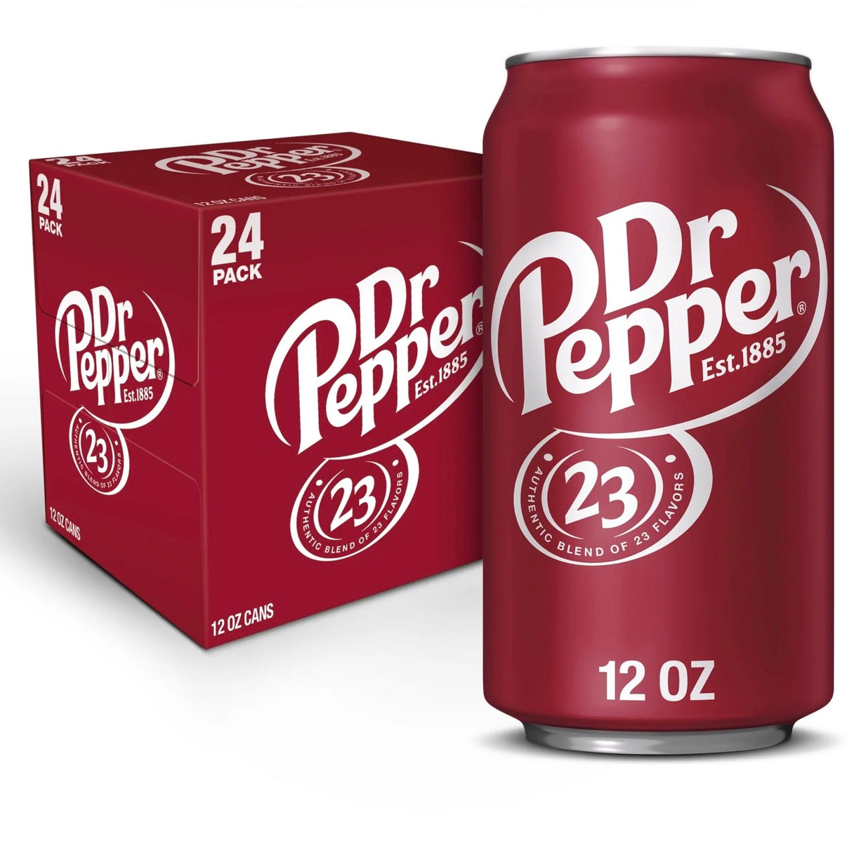 Dr Pepper Original Soda Economy Case (24 ct, 12 oz)