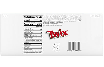 Twix Caramel Cookie Chocolate Candy Bars, Full Size Bulk Pack, 36 ct. – alternate product view 2