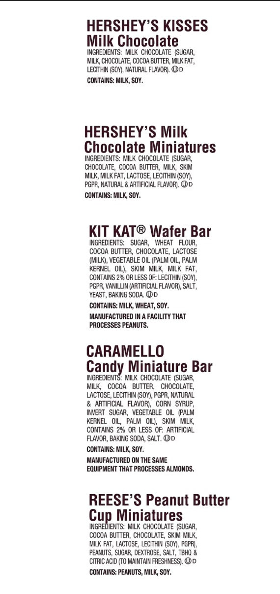 Hershey Assorted Milk Chocolate Candy Value Pack, 210 ct. – alternate product view 3