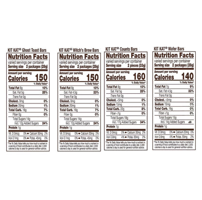 Kit Kat Assorted Flavored Wafer Snack Size, Halloween Candy Bag, 75 ct. – alternate product view 3