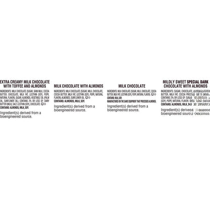 Hershey's Nuggets Snack Size Milk & Dark Chocolate Candy Bars, 145 pk./52 oz. – alternate product view 5