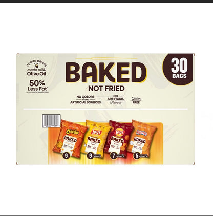 Frito-Lay Variety Pack of Snacks and Chips, Baked Mix, 30 ct.