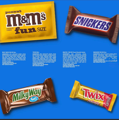 Snickers, M&M's, Milky Way and Twix Chocolate Candy Variety Pack, Bulk Bag, 115 ct. – alternate product view 2