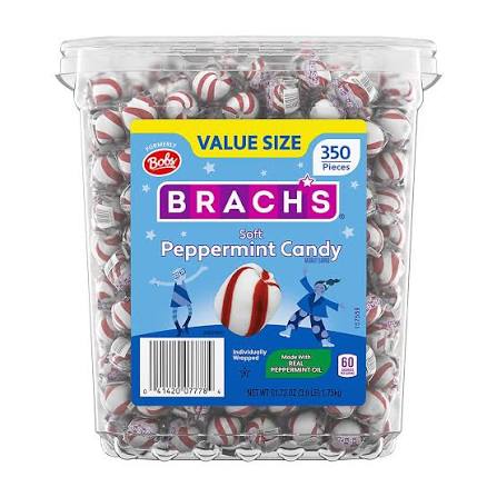 Brach's Soft Peppermint Candies, 350 ct. product packaging