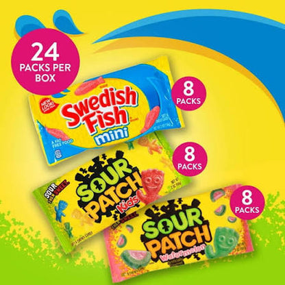 Sour Patch Kids & Swedish Fish Candy Variety Pack, 24 pk./2 oz. – alternate product view 2
