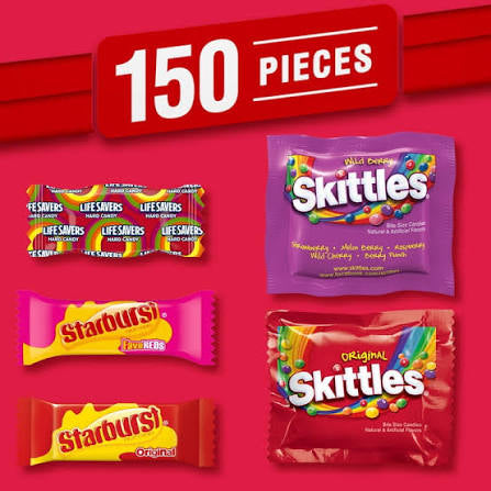 Skittles, Starburst & Life Savers Candy Variety Pack, Bulk Bag, 150 ct. – alternate product view 2
