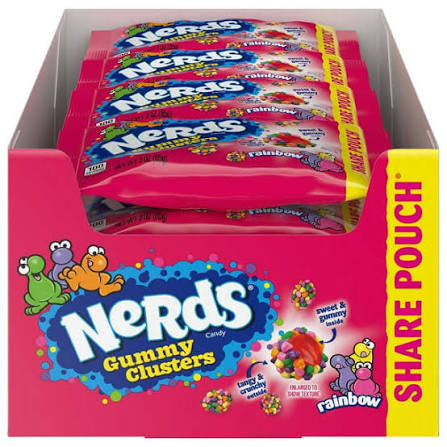 Nerds Gummy Clusters Candy, 12 pk./3 oz. product packaging