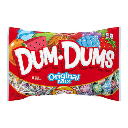 Spangler Dum Dums Original Pops, 360 pk. product packaging