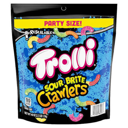 Trolli Sour Brite Crawlers, 40 oz. product packaging