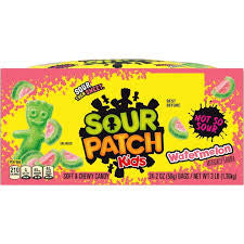Sour Patch Kids Watermelon Soft & Chewy Gummy Candy, 24 pk./2 oz. product packaging