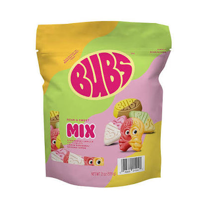 Bubs Sweet & Sour Mix Candy, 21 oz. product packaging