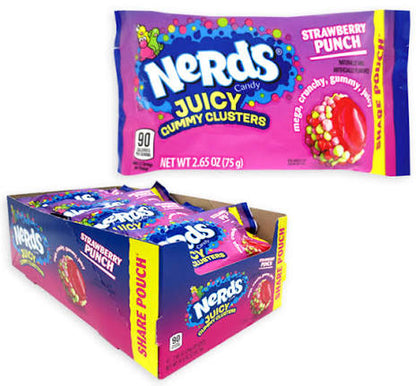 Nerds Juicy Clusters Share Snack Packs, 12 pk./2.65 oz. product packaging