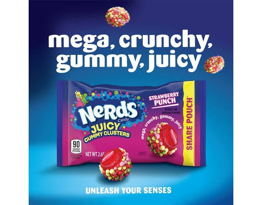 Nerds Juicy Clusters Share Snack Packs, 12 pk./2.65 oz. – alternate product view 3