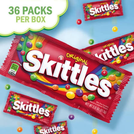 Skittles Original Bulk Full-Size Chewy Candy Bags, 36 ct./2.17 oz. – alternate product view 3
