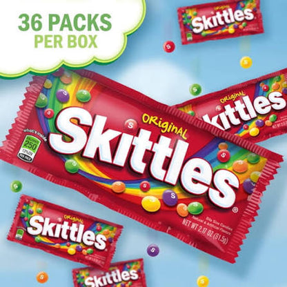 Skittles Original Bulk Full-Size Chewy Candy Bags, 36 ct./2.17 oz. – alternate product view 3