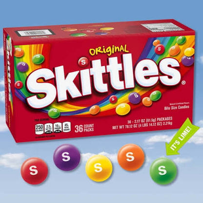 Skittles Original Bulk Full-Size Chewy Candy Bags, 36 ct./2.17 oz. – alternate product view 4