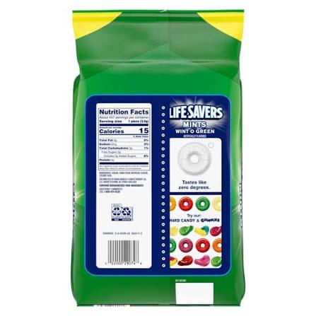 Life Savers Wint-O-Green Breath Mints Bulk Hard Candy, 53.95 oz. – alternate product view 2