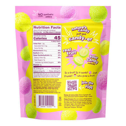 Fruit Riot Sour Candy Grapes Mix, 20 oz. – alternate product view 2