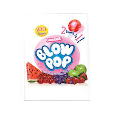 Charms Blow Pop Assorted Lollipops, 100 ct. product packaging