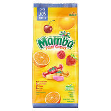 Mamba Fruit Chews Variety Pack, 42.4 oz. product packaging