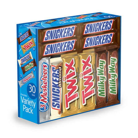 Snickers, Twix & More Chocolate Candy Bars, Full-Size Variety Pack, 30 ct. – alternate product view 2