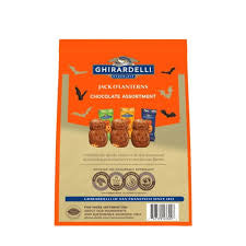 Ghirardelli Assorted Chocolate Jack-O-Lanterns XL Bag, Individually Wrapped, 12.4 oz. – alternate product view 2