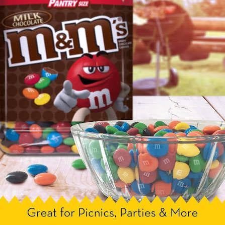 M&M's Milk Chocolate Candy, Pantry Size Resealable Jar, 62 oz. – alternate product view 3