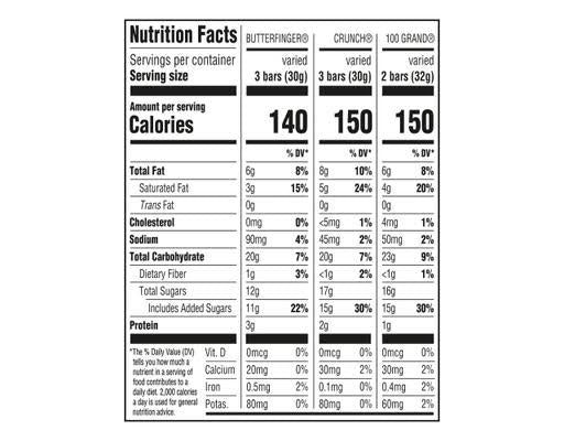 Butterfinger, Crunch, 100 Grand, Kinder & More Variety Candy, 140 ct. – alternate product view 4