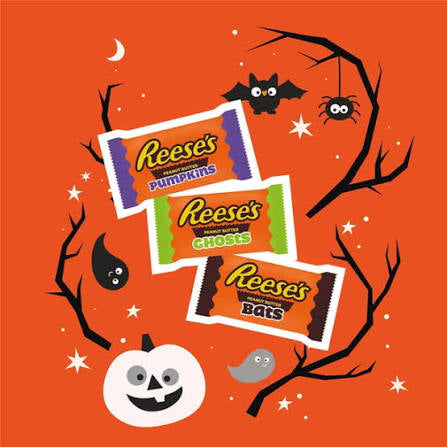 Reese's Milk Chocolate Peanut Butter Snack Size Halloween Assorted Shapes Candy, 65 ct. – alternate product view 3
