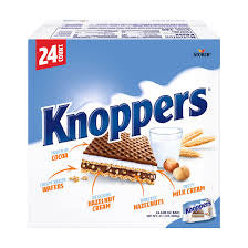 Knoppers Hazelnut Wafer Chocolate Candy, 24 ct. product packaging