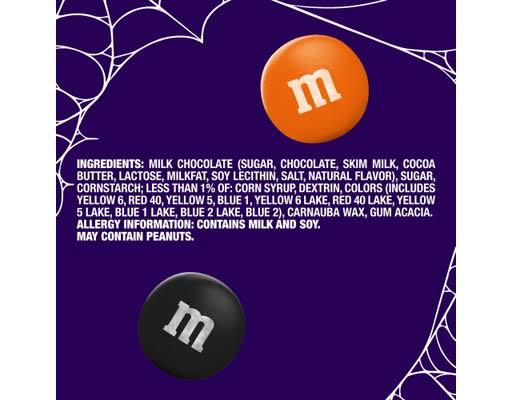M&M's Milk Chocolate Halloween Candy Resealable Jar, 62 oz. – alternate product view 3