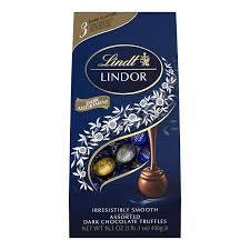 Lindt Lindor Assorted Dark Chocolate Candy Truffles, 16.1 oz. product packaging