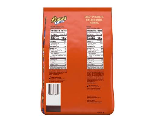 Reese's Oreo Assorted Flavored Snack Size Peanut Butter Cups Candy Bag, 35.2 oz. – alternate product view 3