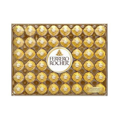 Ferrero Rocher Fine Hazelnut Chocolates, 48 ct. product packaging
