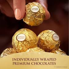 Ferrero Rocher Fine Hazelnut Chocolates, 48 ct. – alternate product view 3
